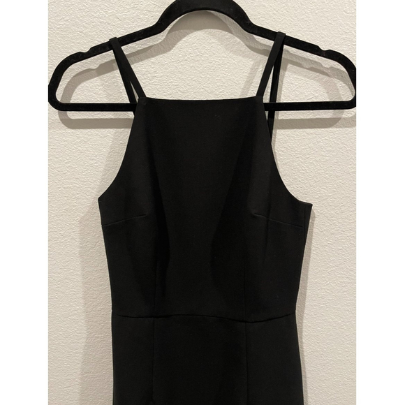 FRENCH CONNECTION Whisper Square Neck Black Mini Dress - Picture 6 of 8